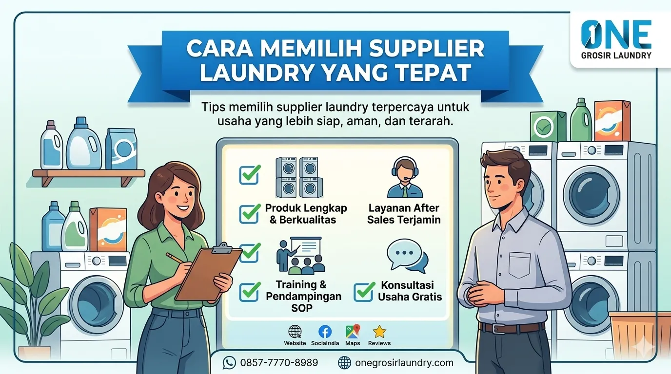 Cara Memilih Supplier Laundry yang Tepat